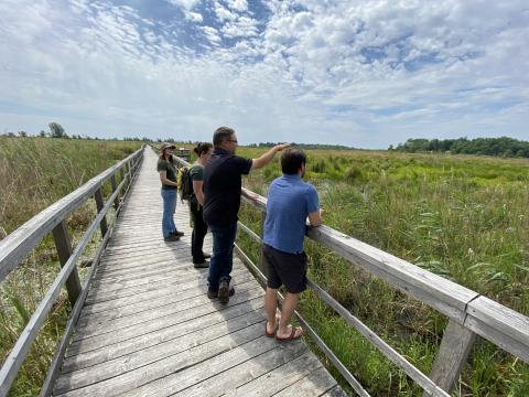 The RRCA now offers free guided walks and a lending library at Cooper Marsh Conservation Area in South 